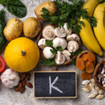 Products containing potassium. Healthy food concept